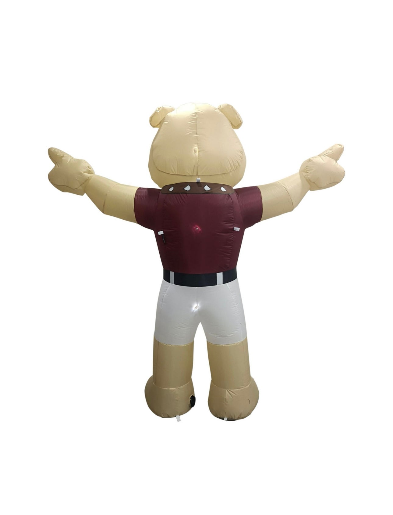LogoBrands 7ft. LED Lit Inflatable Mascot - Mississippi State Bulldogs