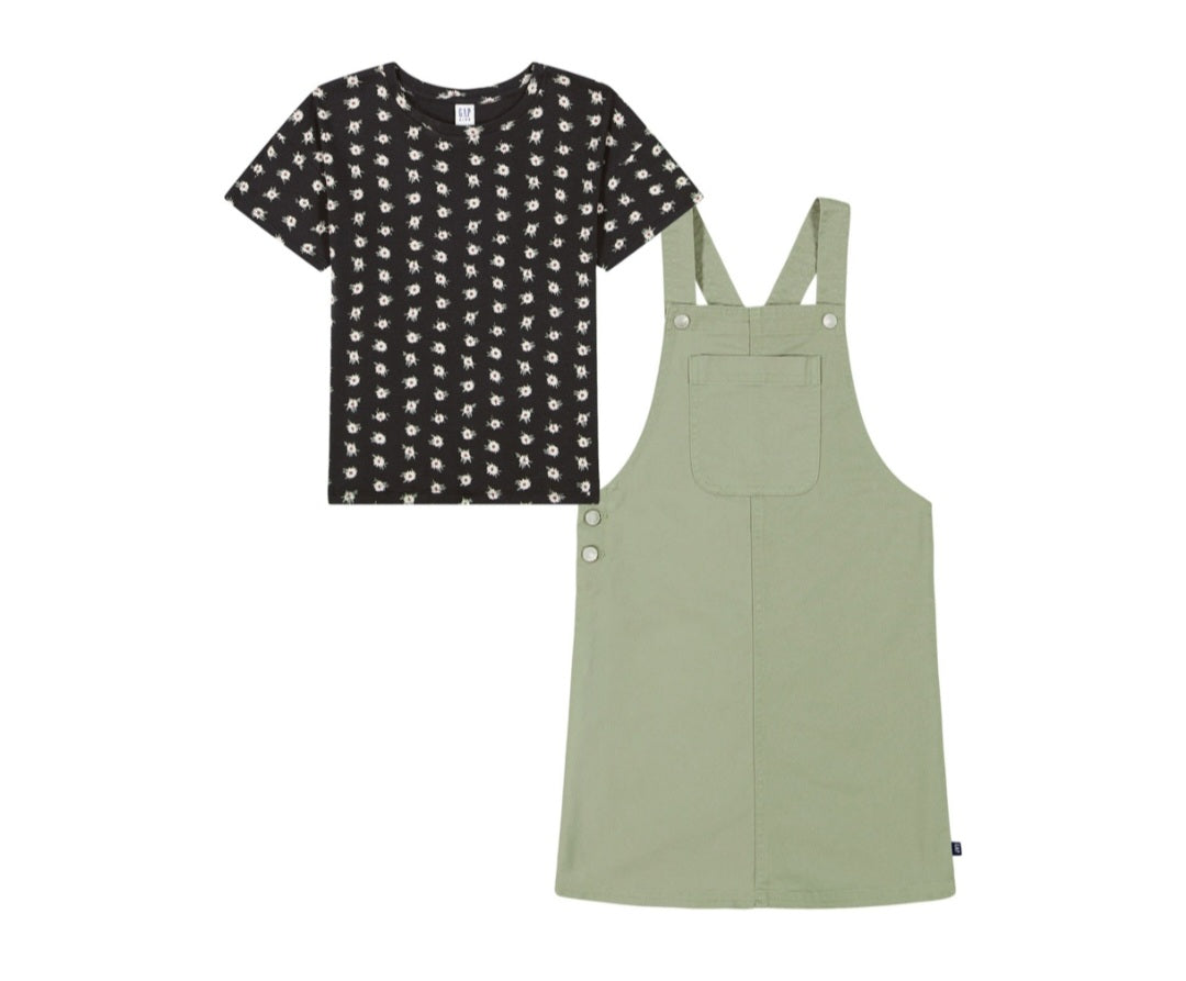 Gap girls dress and tee set