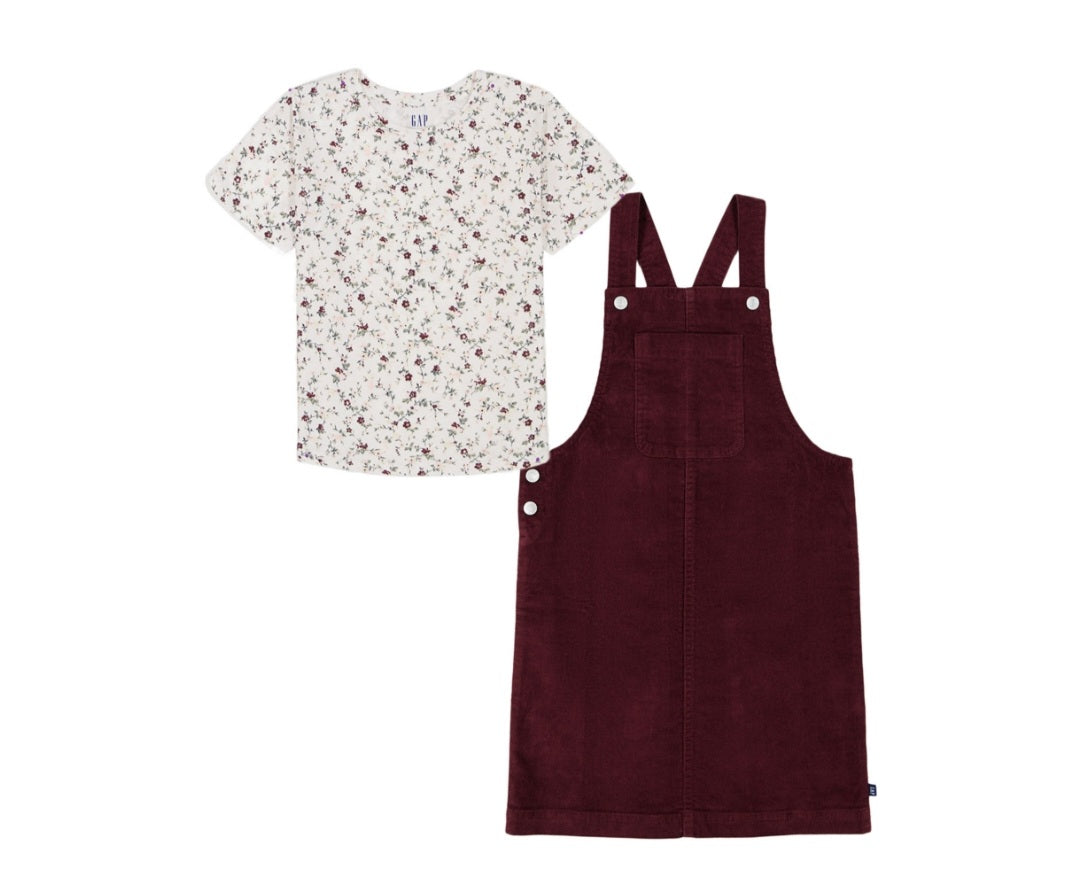 Gap girls dress and tee set