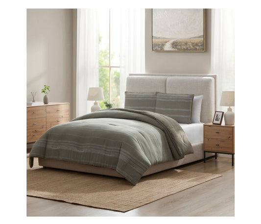 Becki Owens Pick Stitch Stripe 3-Piece
Comforter Set