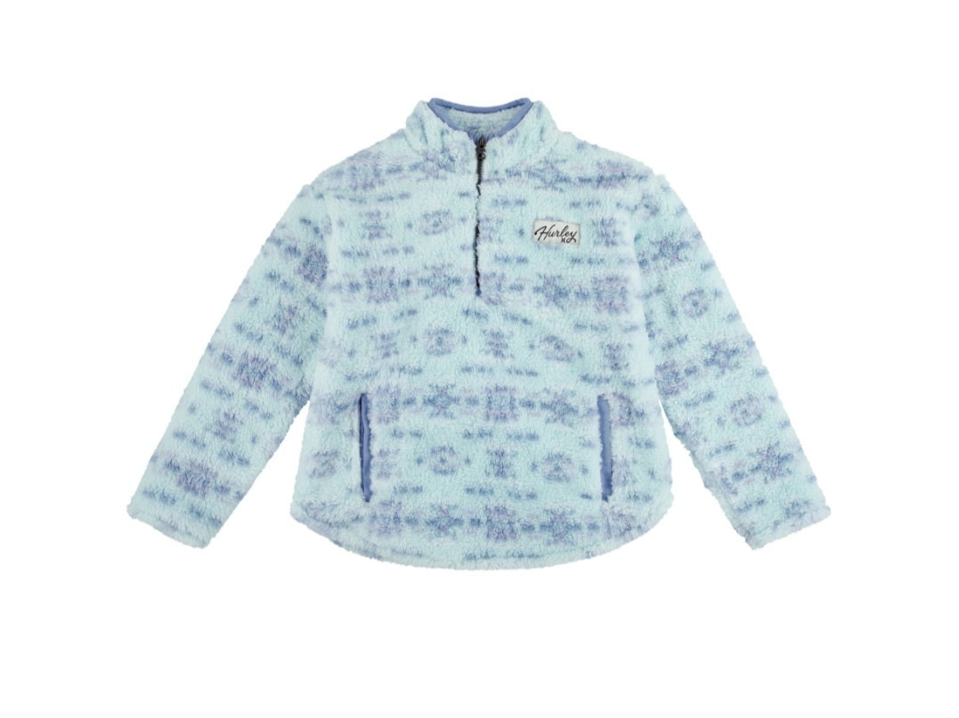 Hurley sherpa quarter zip up