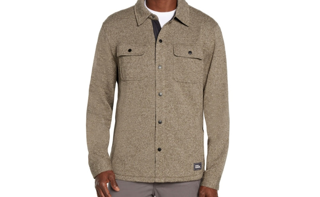 Eddie Bauer fleece shirt jacket