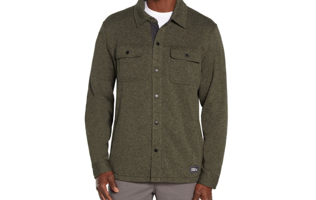 Eddie Bauer fleece shirt jacket