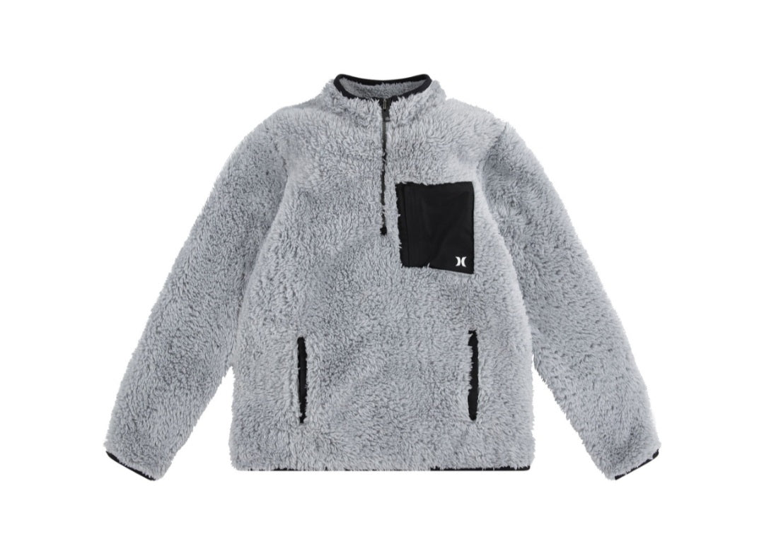 Hurley sherpa quarter zip pullover