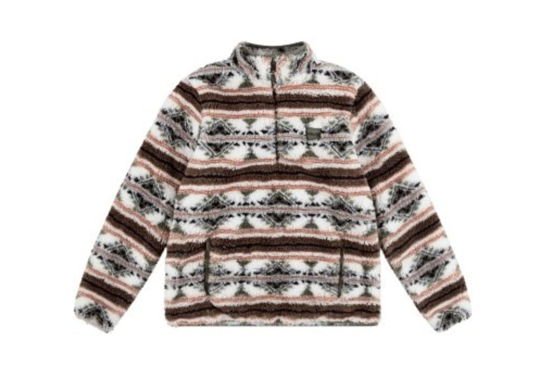 Hurley sherpa quarter zip pullover